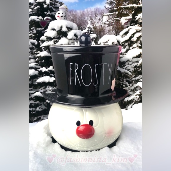 🛍️ Rae Dunn FROSTY the snowman canister New with tags